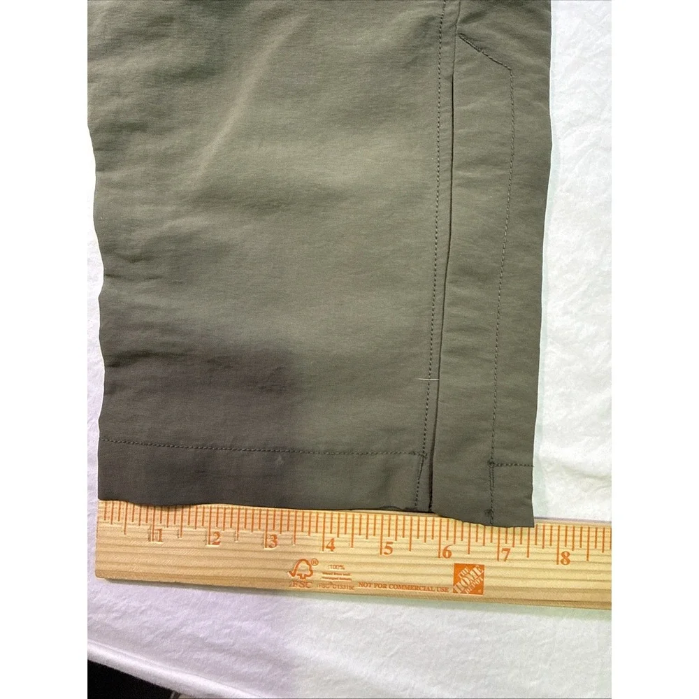 The North Face pants Men 34 Olive Green Convertible Zip Off Hiking Cargo  Belted